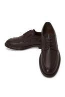 Male Brown Lace-Up Leather Casual Shoes | Derimod