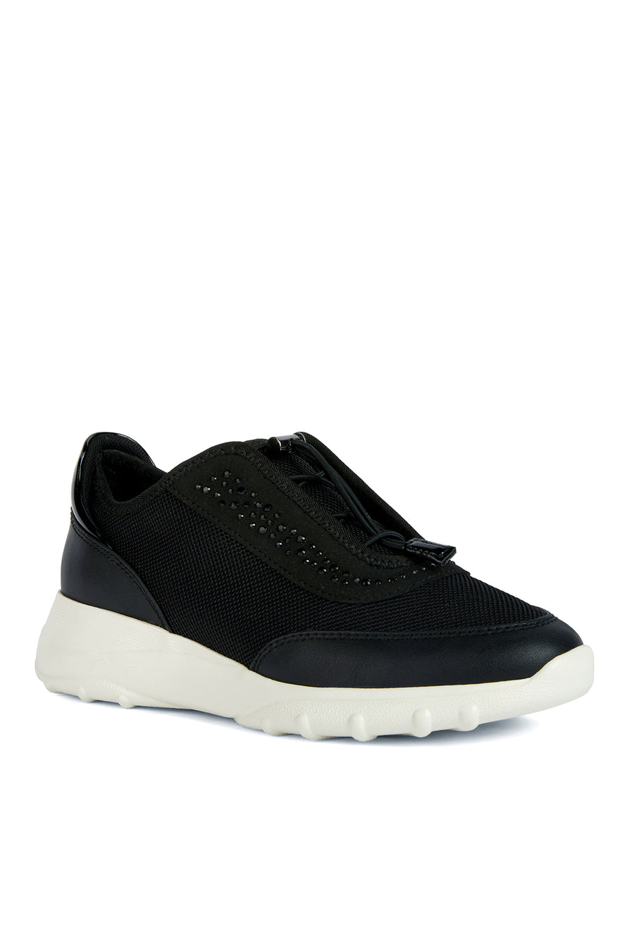 Geox Women's Black D Alleniee Sneaker