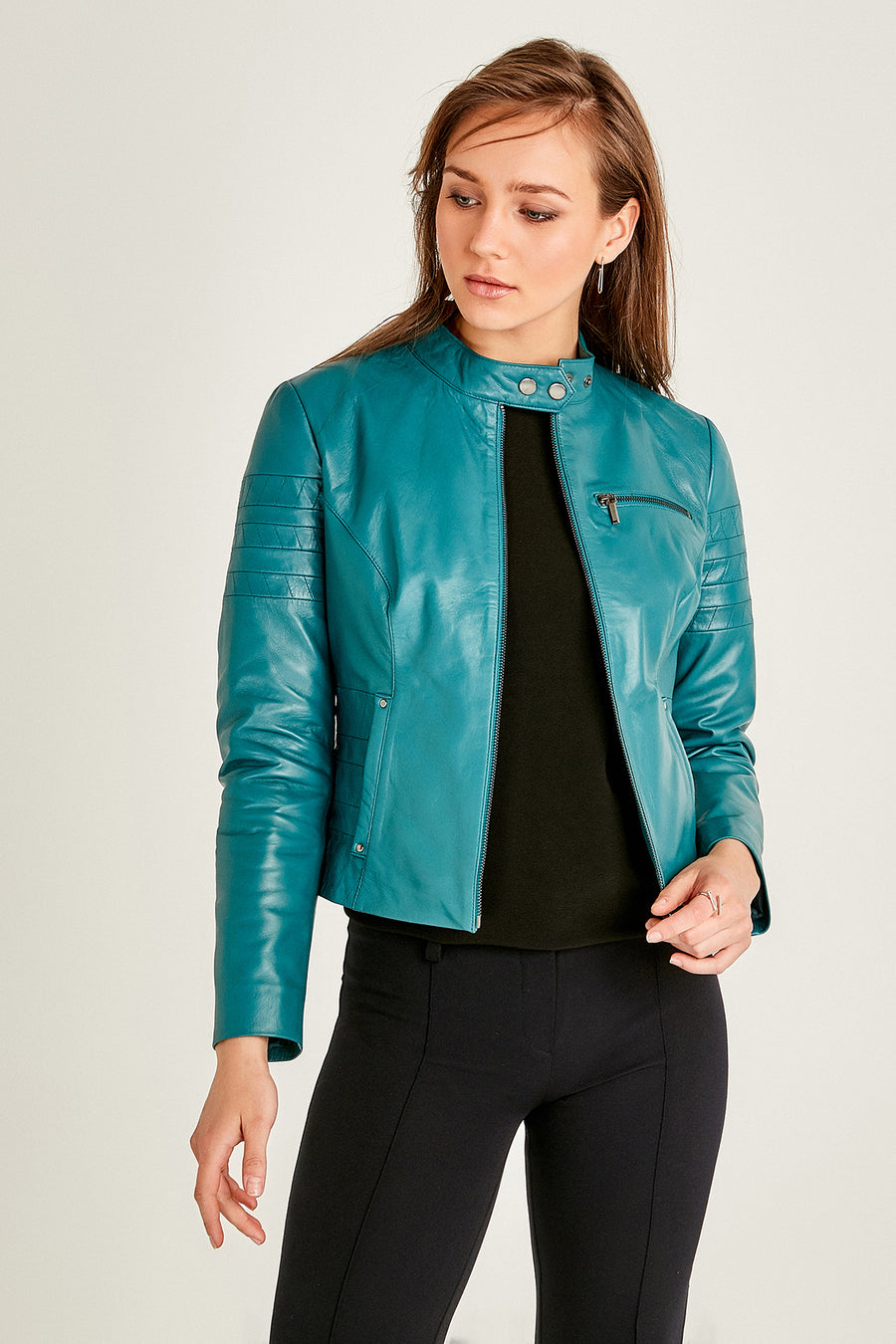 Nina Women's Leather Jacket