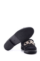 Stone Detailed Women's Leather Shoes | Derimod
