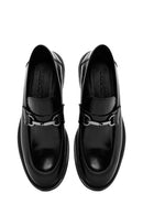 Erkek Siyah Deri Klasik Loafer | Derimod