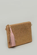 Gold Knitted Fabric Women's Portfolio | Derimod