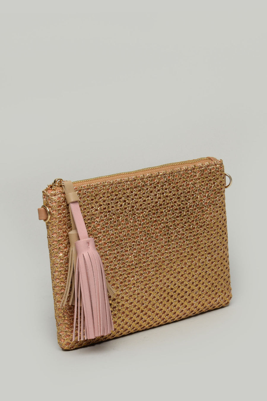 Gold Knitted Fabric Women's Portfolio