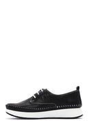 Women's Black Leather Comfort Shoes | Derimod