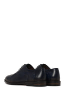 Male Navy Lace-up Leather Casual Shoes | Derimod