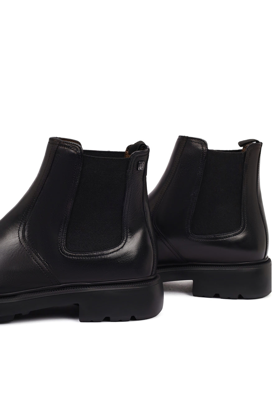 Men's Black Leather Chelsea Boot