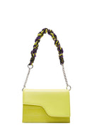 Women's Green Long Strap Chain Detailed Mini Handbag | Derimod