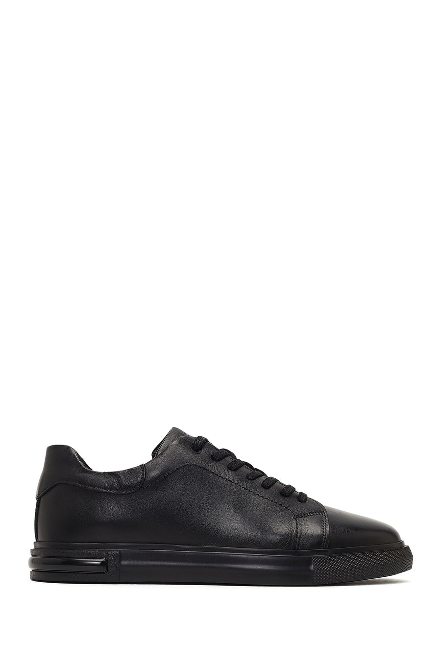 Men's Black Lace Up Leather Sneakers 25WFD681318 | Derimod