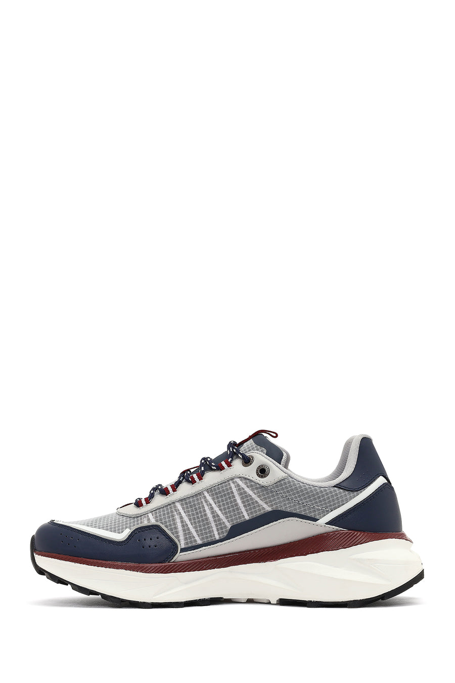 Derimod Studio Men's Navy Blue Lace-Up Thick-Soled Sneaker