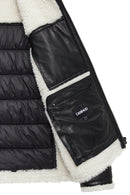Zermatt Men's Black Teddy Coat | Derimod