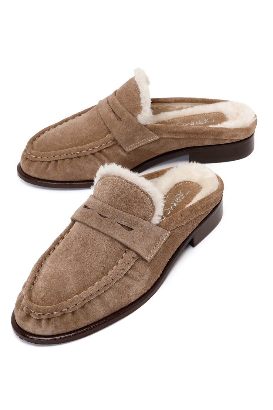 Woman Mink Suede Slipper