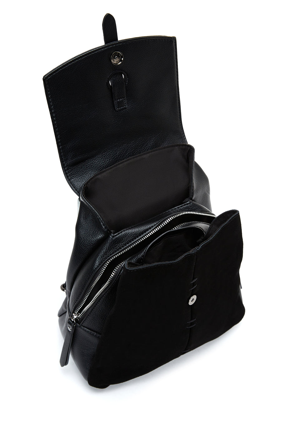 Women's Black Casual Backpack