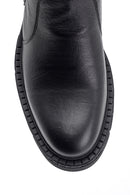Men's Zippered Leather Boots | Derimod