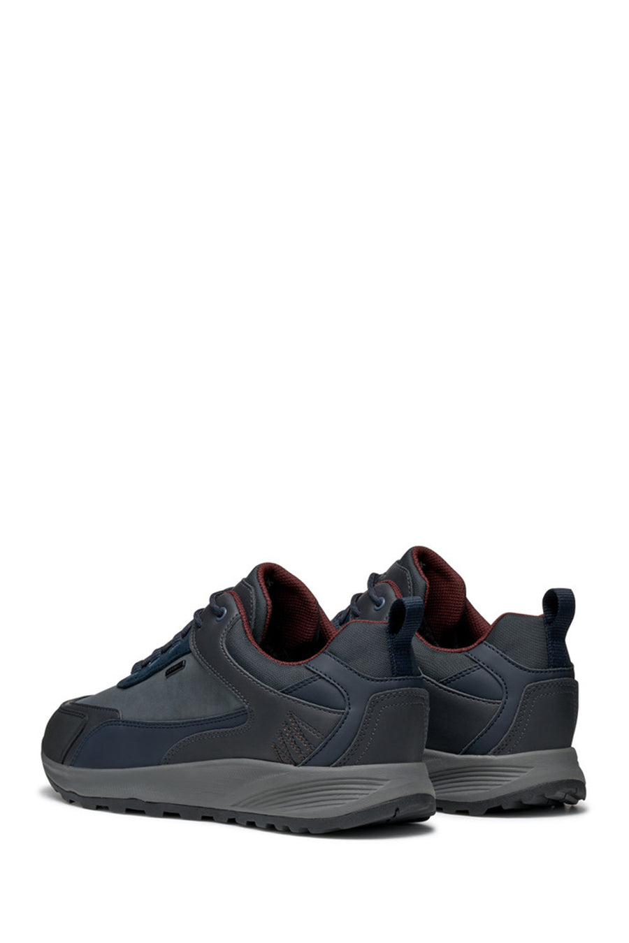 
Geox Men's Navy Blue Lace-up Leather Sneaker
