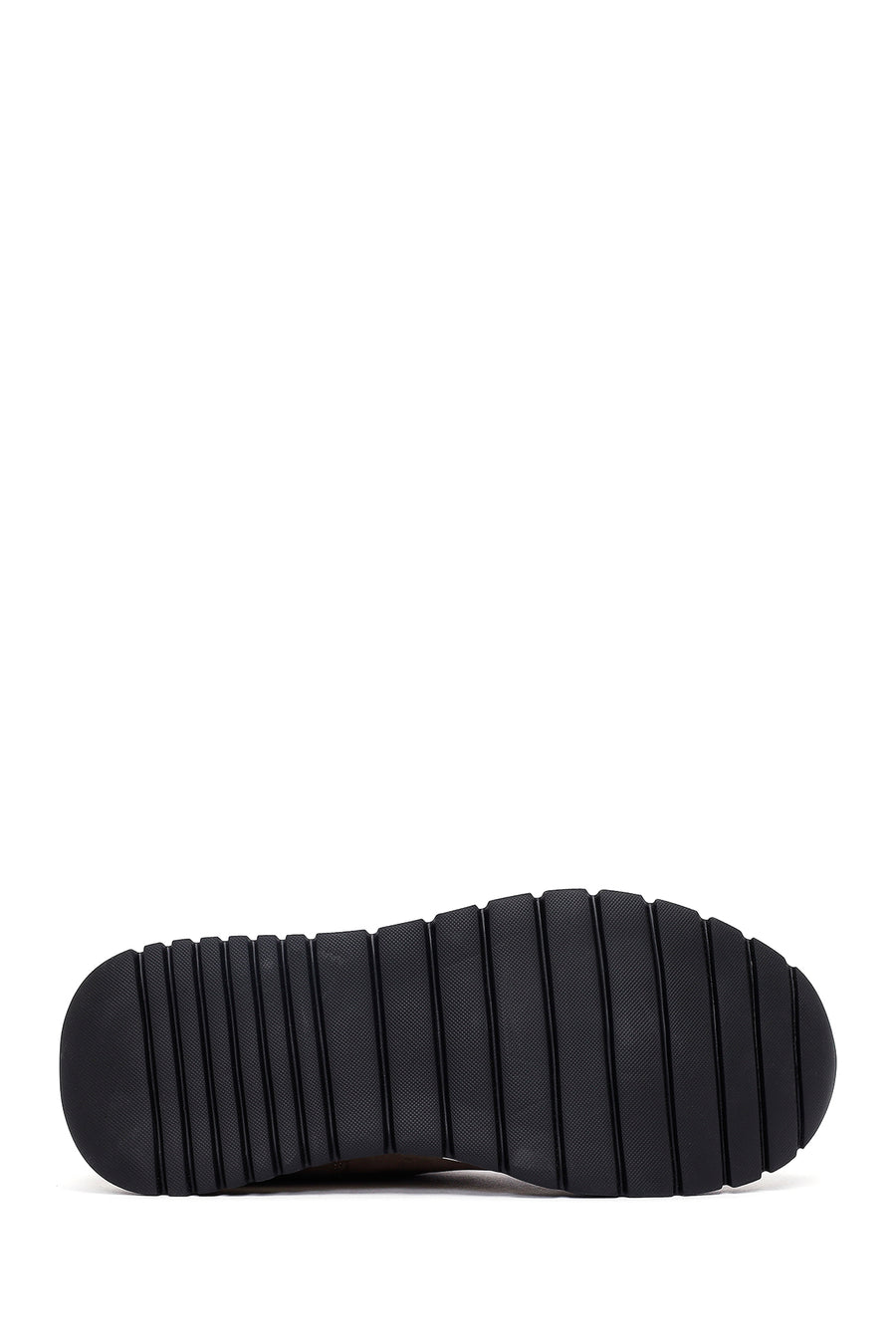 Male Mink Lace-up Thick-soled Nubuck Leather Casual Sneaker