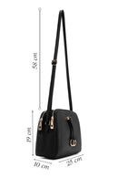 Women's Black Long Strap Crossbody Bag | Derimod
