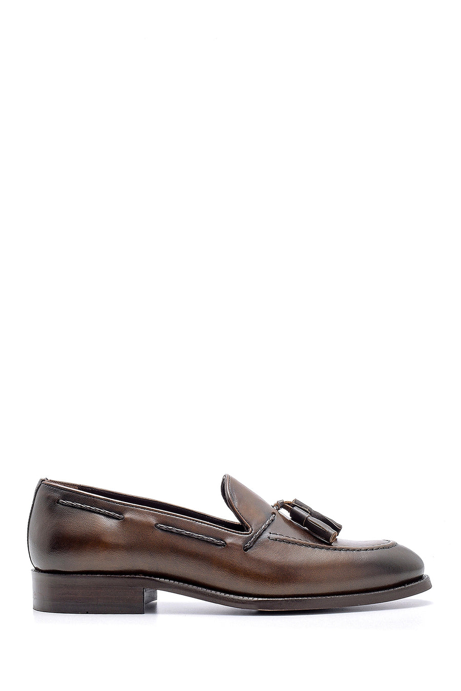 Men's Leather Tassel Detailed Loafer 20SFD316118 | Derimod