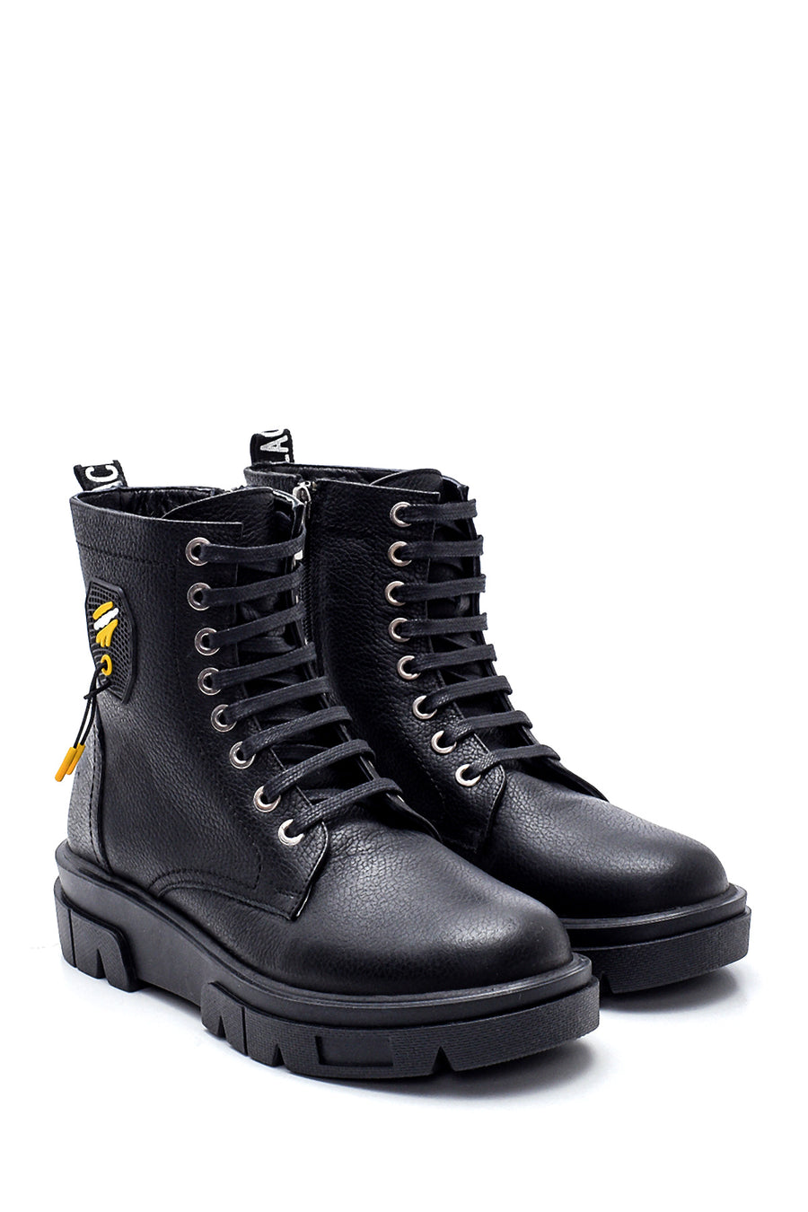 Women's Leather Zipper Boots