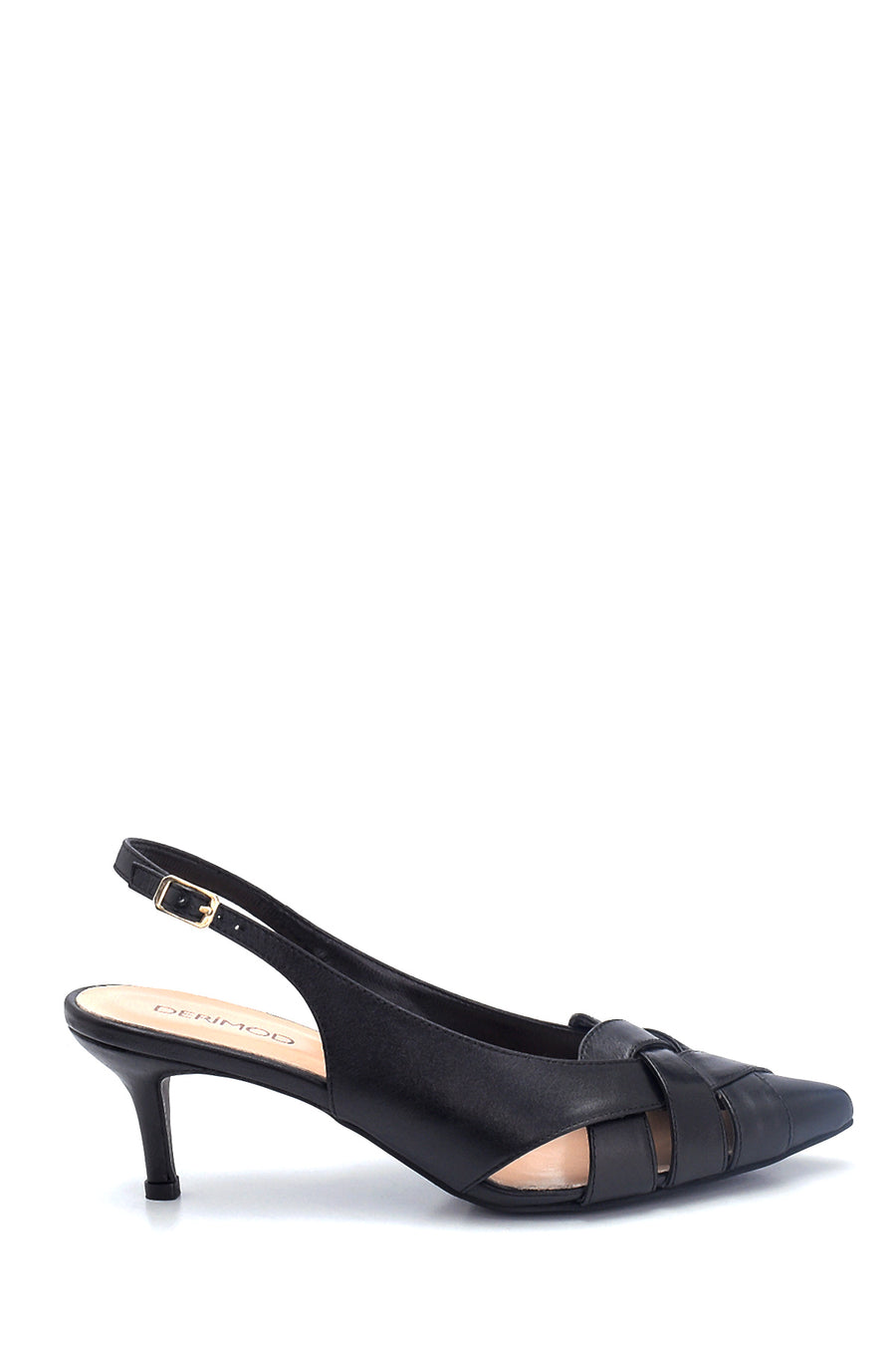 Women's Classic Heeled Leather Shoes 20SFD140418 | Derimod