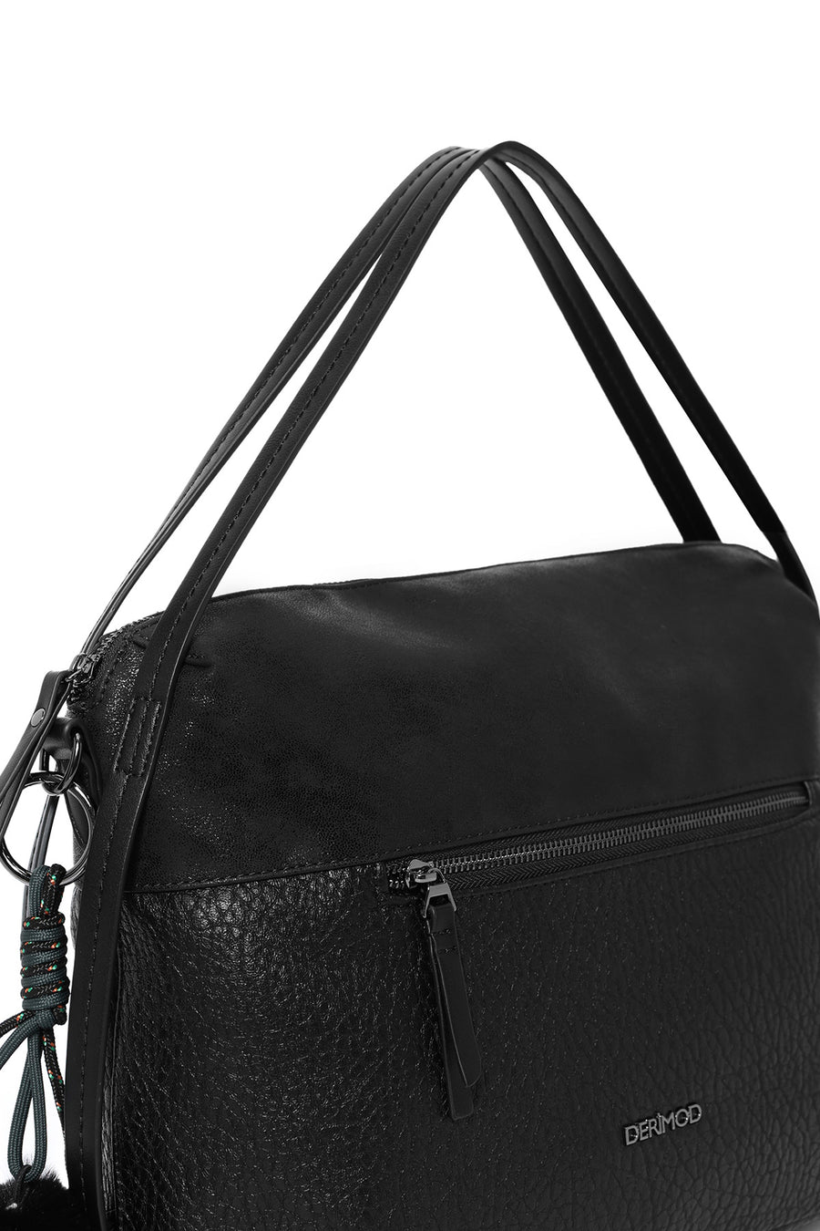 Women's Black Long Strap Shoulder Bag