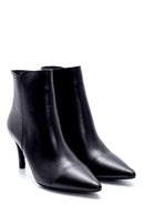 Women's Leather Thin Heeled Boots | Derimod