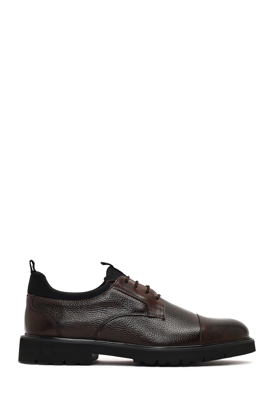 Men's Brown Lace-Up Leather Casual Shoes 25WFD722114 | Derimod