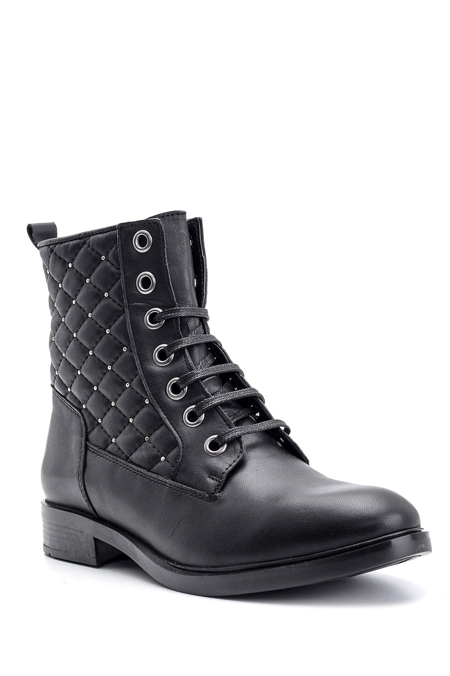 Women's Studded Detailed Leather Boots