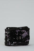 Black Sequin Women's Clutch Bag | Derimod