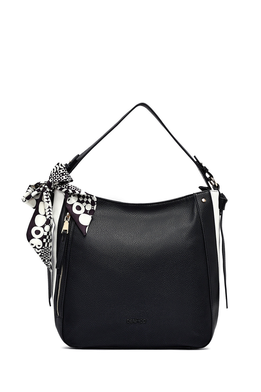 Women's Black Long Strap Classic Shoulder Bag