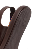 Women's Brown Double Buckle Sandals | Derimod