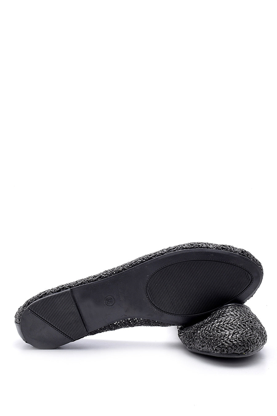 Women's Straw Ballerinas