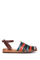 Women's Leather Bodrum Sandals | Derimod