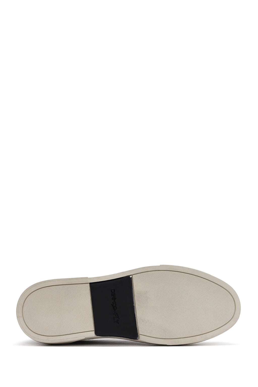Erkek Siyah Lastikli Deri Sneaker