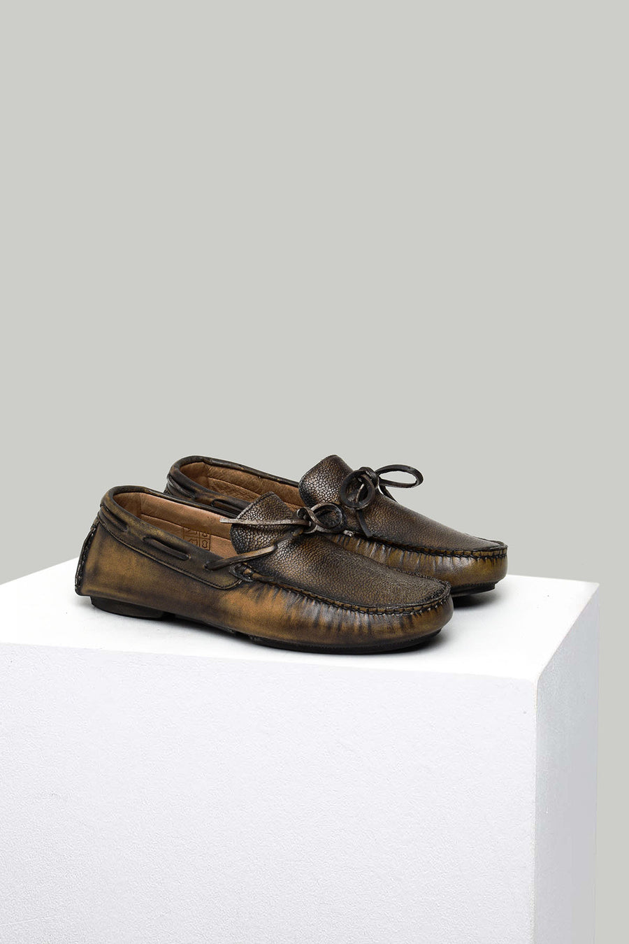 Tan Men's Leather Loafer