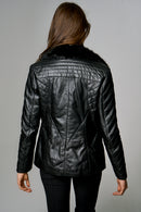 Belinda Women's Leather Jacket | Derimod