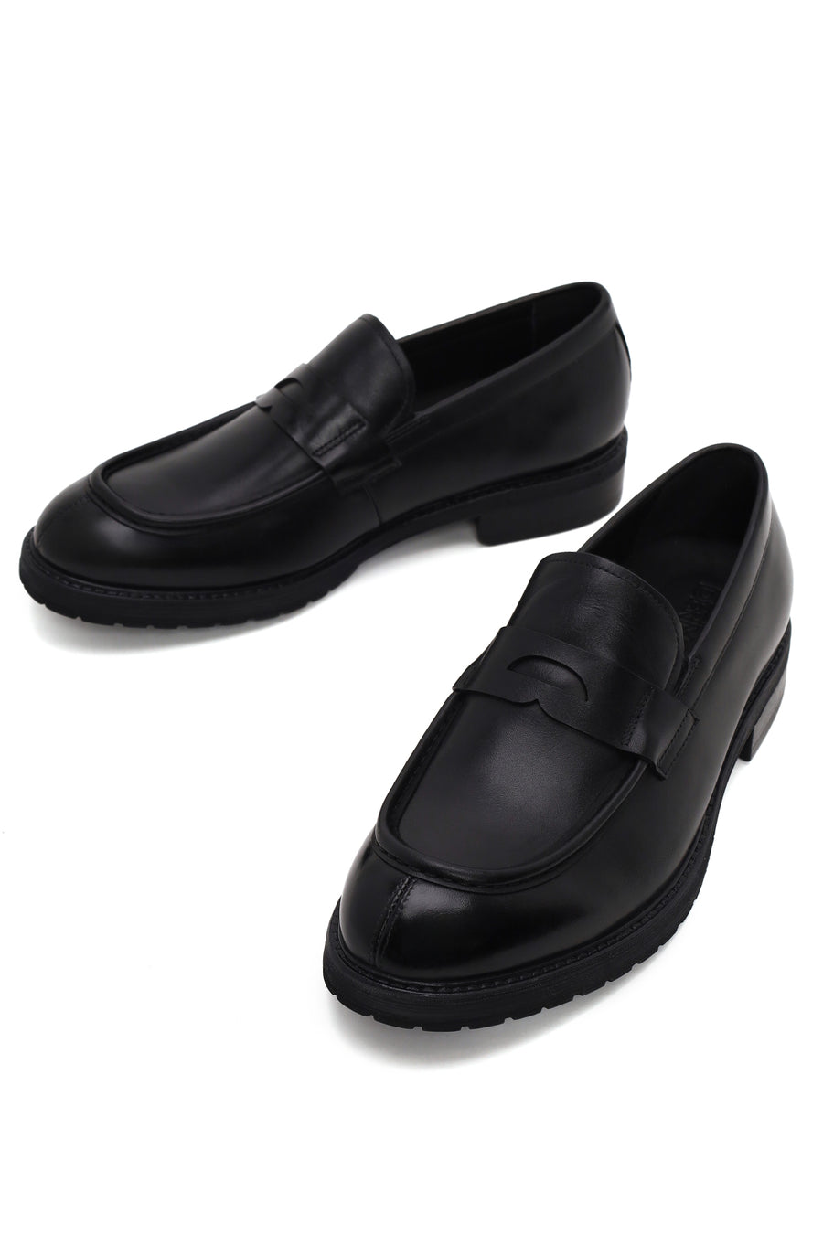 Erkek Siyah Deri Casual Loafer