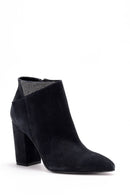 Women's Suede Heeled Boots | Derimod