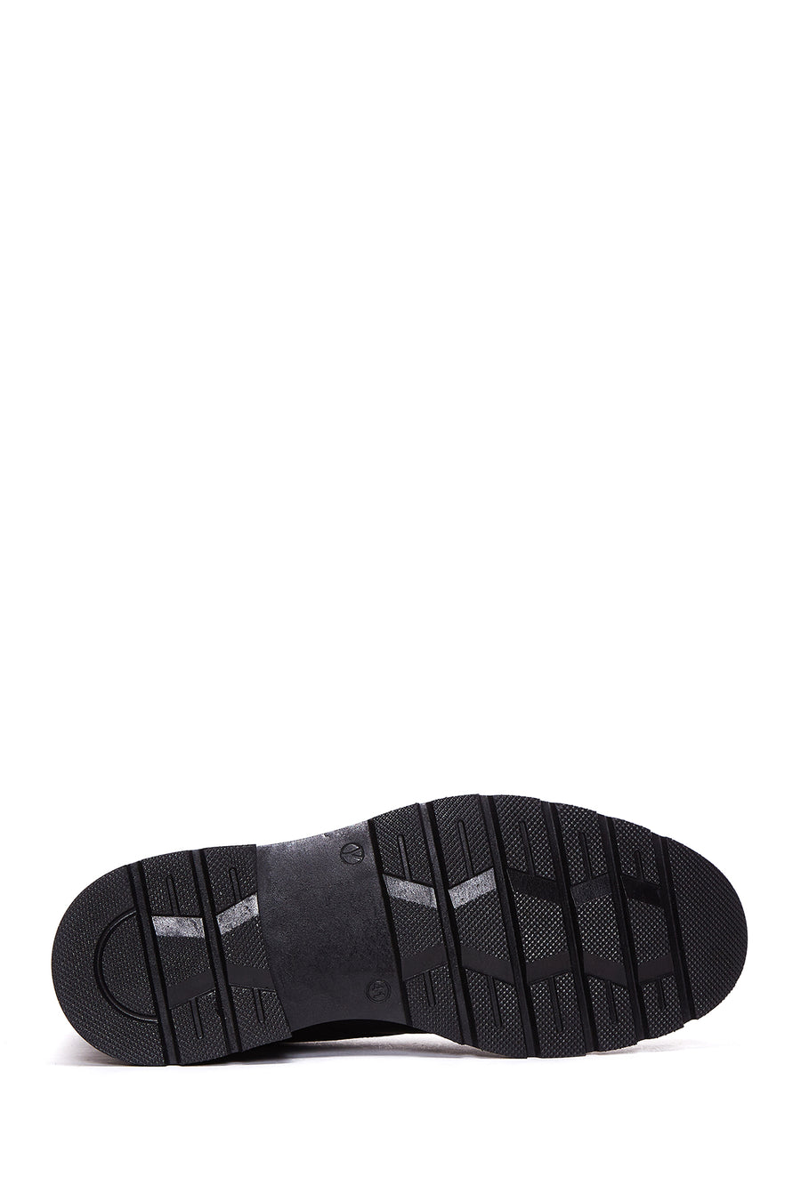 Men's Black Leather Casual Zipper Boots
