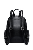 Women's Black Printed Backpack | Derimod