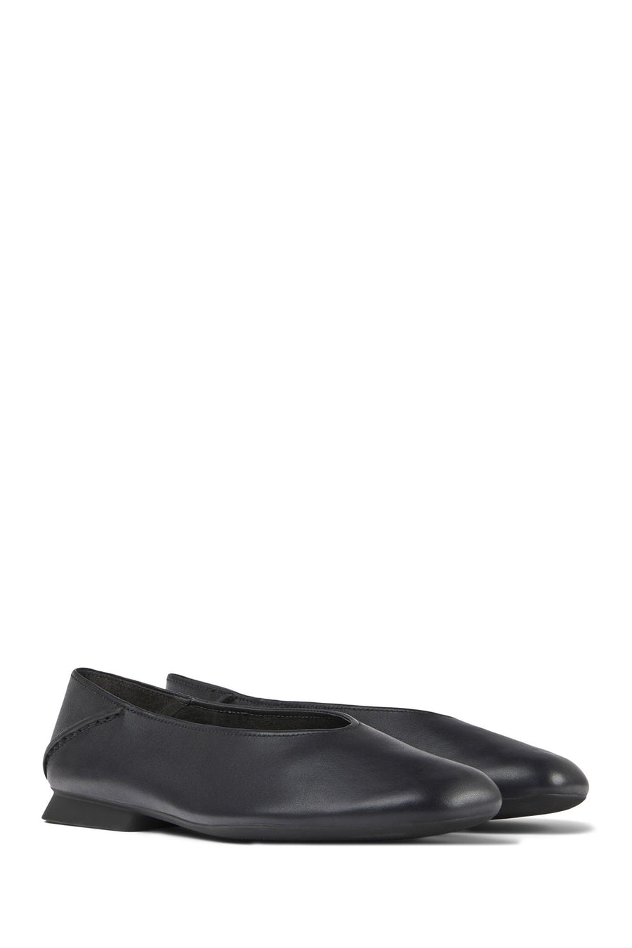 Camper Women's Black Casi Myra Leather Ballerinas