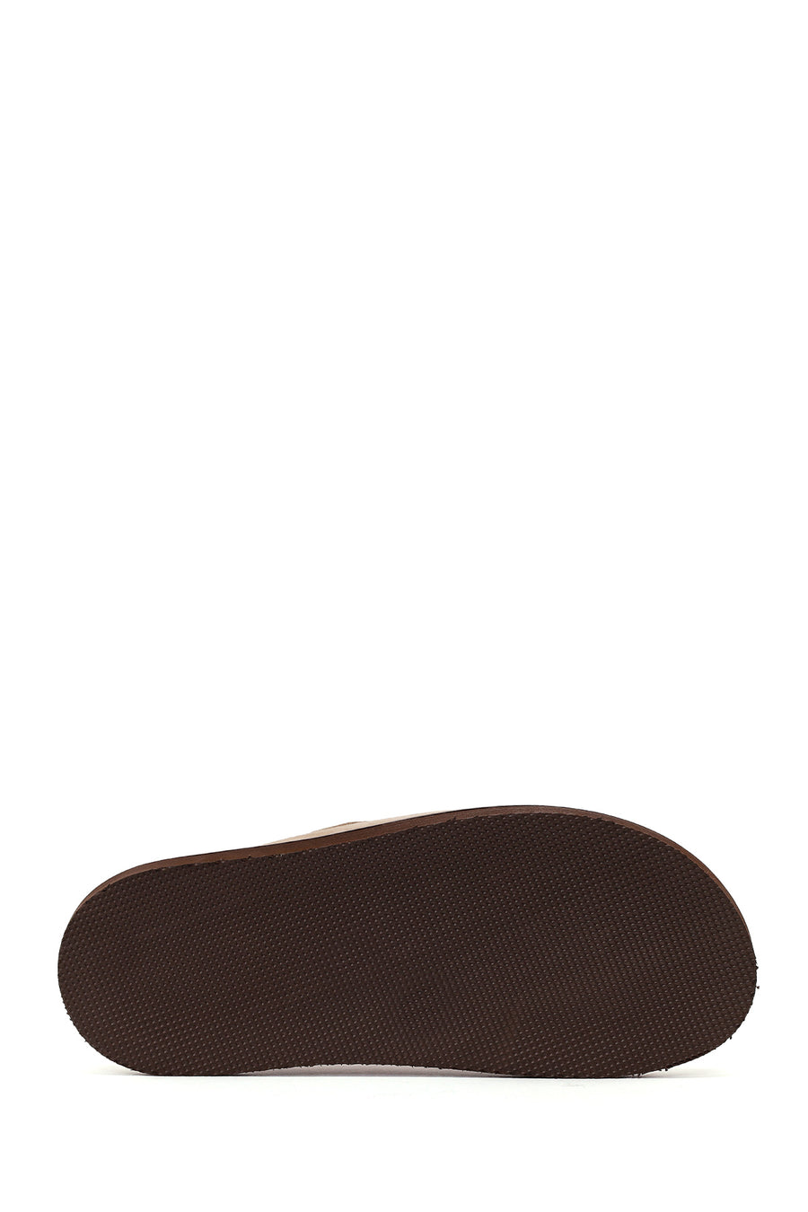 Male Beige Strappy Suede Slipper