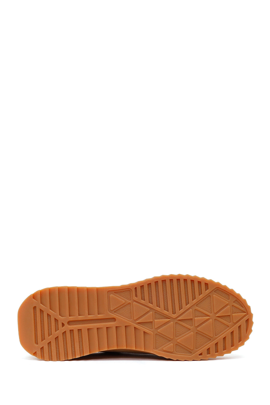 Erkek Bej Bağcıklı Süet Deri Casual Sneaker