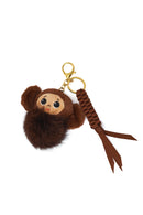 Women's Brown Braided Charm Shoulder Bag | Derimod