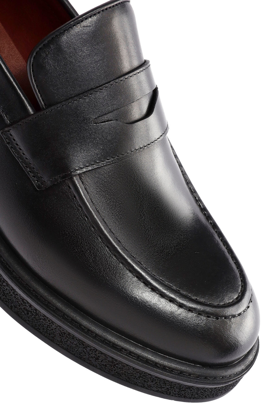 Erkek Siyah Deri Casual Loafer