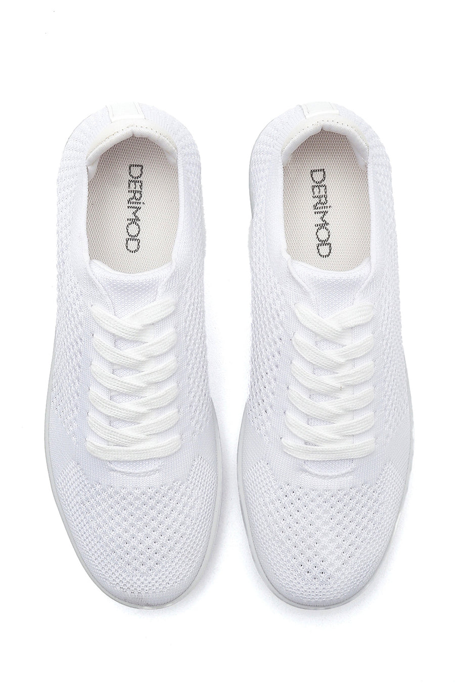 Kadın Beyaz Baskılı Sneaker