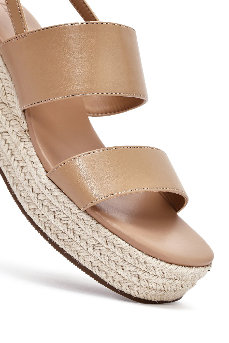 Women's Mink Ankle Buckle Wedge Heel Espadrille Sandals