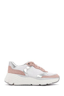 Geox Women's White D Diamanta Thick Soled Sneaker | Derimod