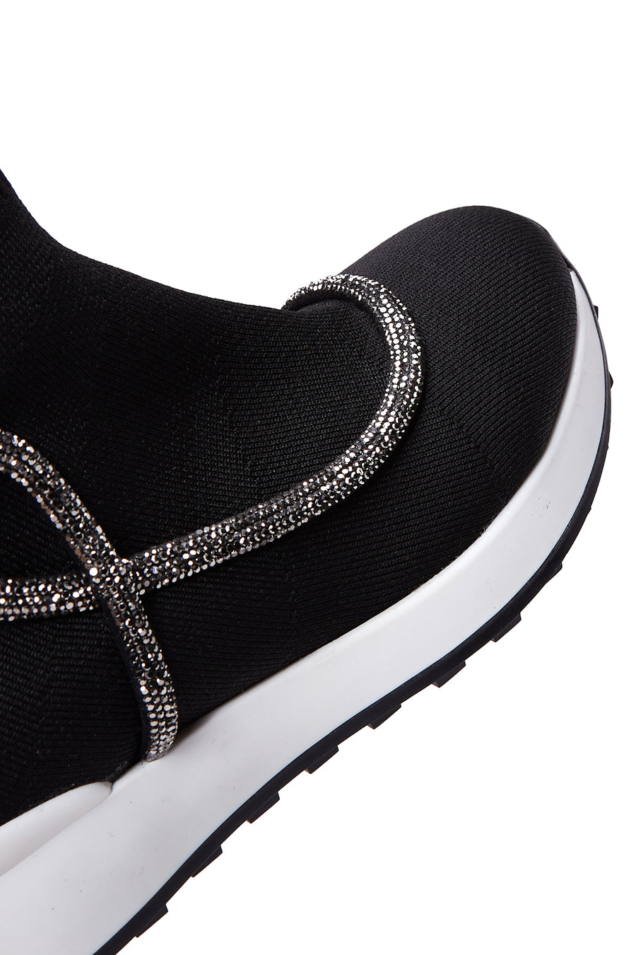 Women's Black Stone High Top Sneaker