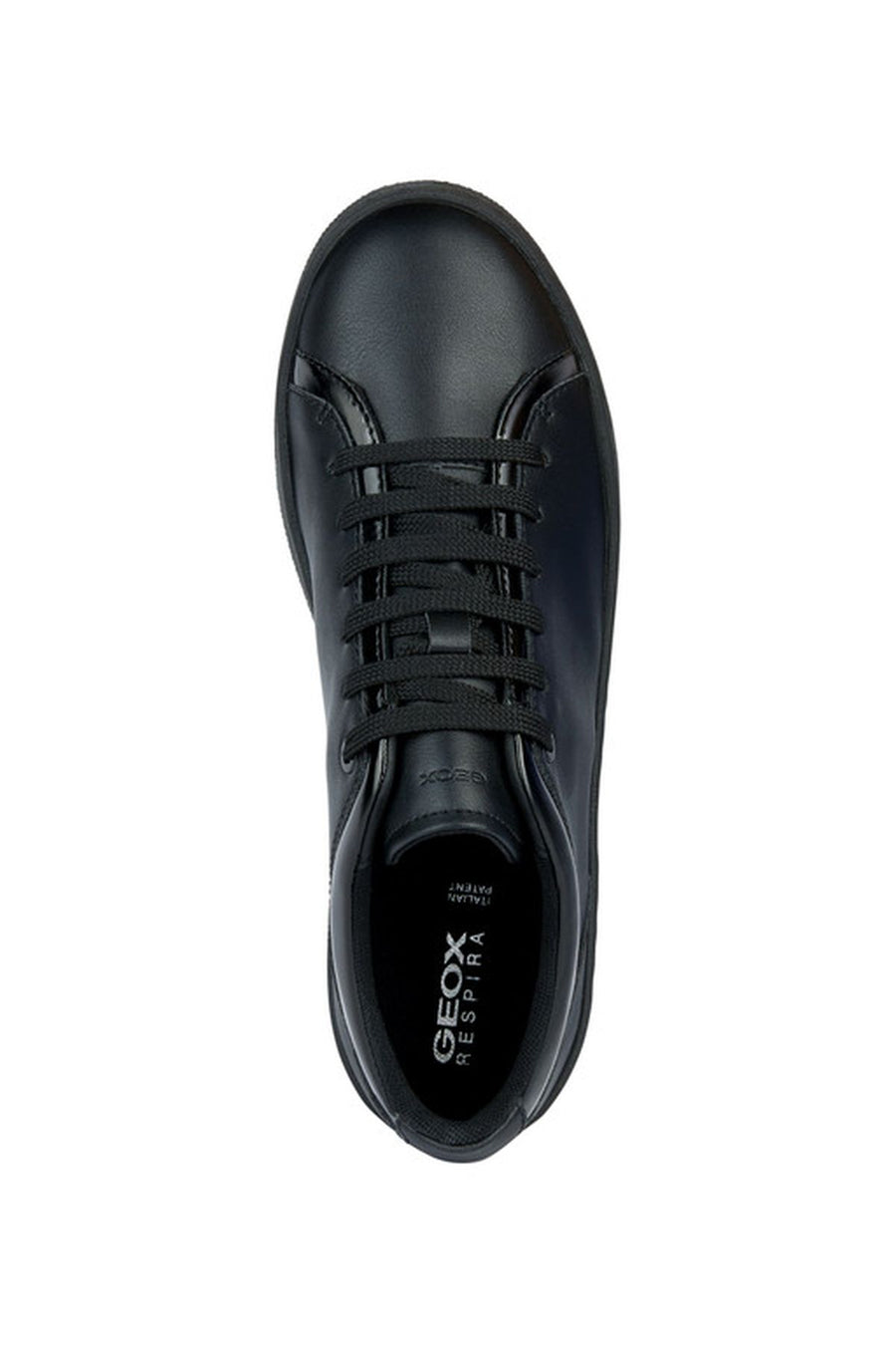 Geox Women's Black Skyely Lace-up Sneaker