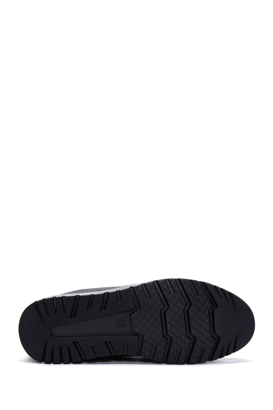 Men's Black Leather Casual Loafer